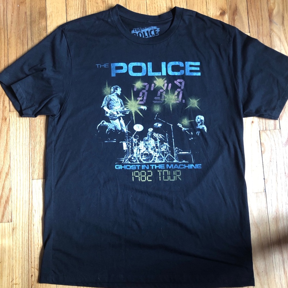 (SOLD) Police Band Tee L